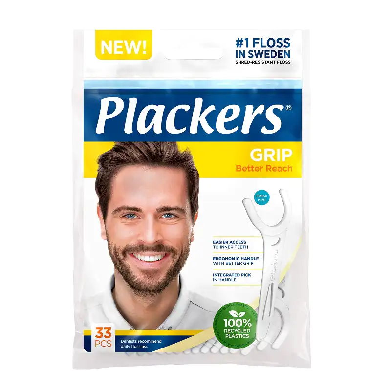 Plackers Dental Floss Grip 33 pcs